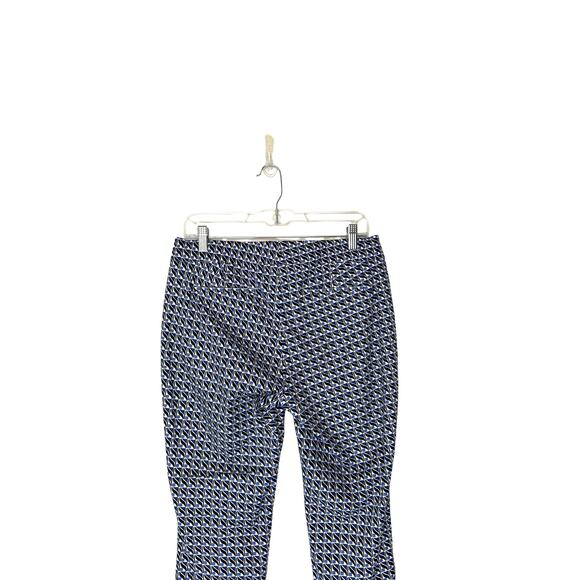 J.Crew‎ Blue Black Business Office Campbell Cropped Ankle Dress Pants Size 6 - Picture 7 of 11